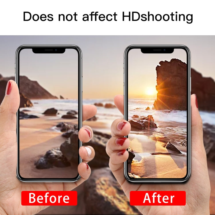 For iPhone 11 Pro 9D Transparent Rear Camera Lens Protector Tempered Glass Film