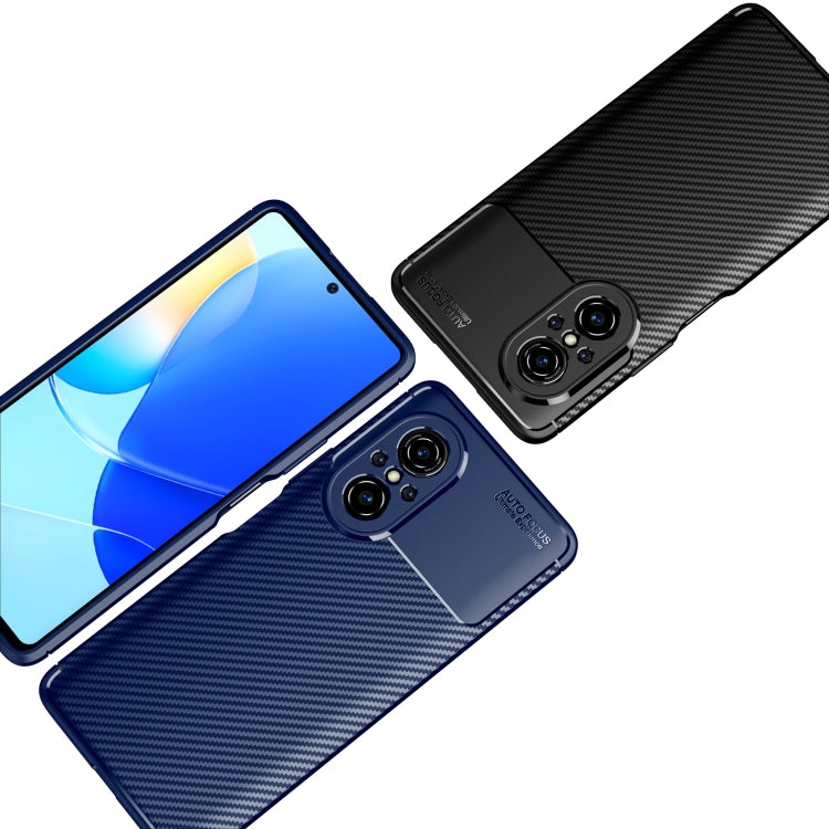 For Huawei nova 9 SE Carbon Fiber Texture Shockproof TPU Phone Case
