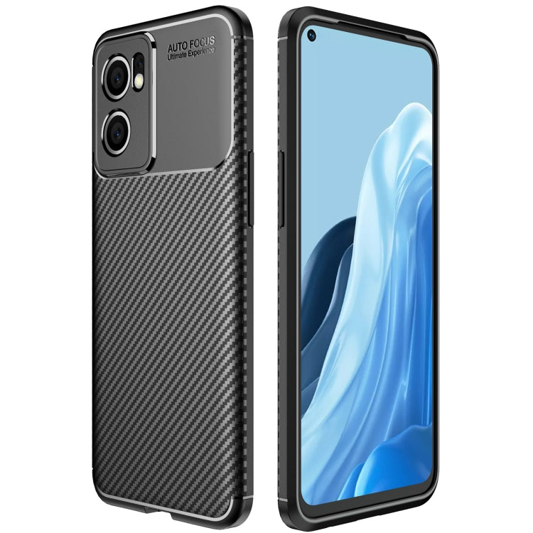 For OnePlus Nord CE 2 5G Carbon Fiber Texture Shockproof TPU Phone Case