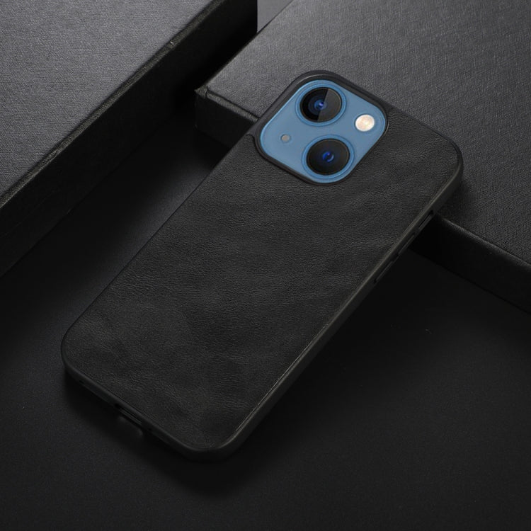 For iPhone 13 mini Cowhide Texture PU Phone Case