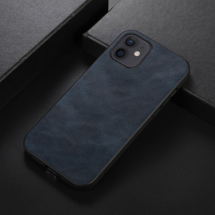 For iPhone 12 mini Cowhide Texture PU Phone Case