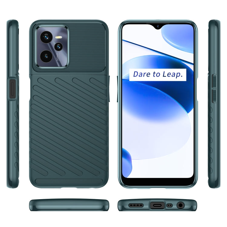 For OPPO Realme C35 Thunderbolt Shockproof TPU Protective Soft Phone Case