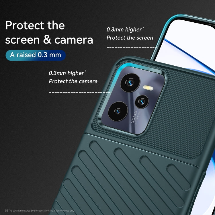 For OPPO Realme C35 Thunderbolt Shockproof TPU Protective Soft Phone Case