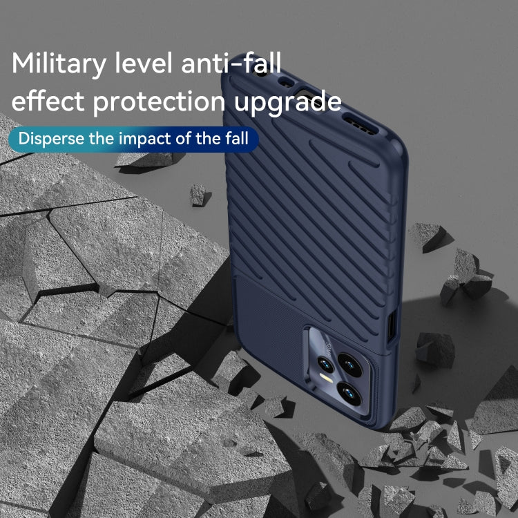 For OPPO Realme C35 Thunderbolt Shockproof TPU Protective Soft Phone Case