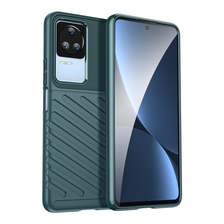 For Xiaomi Redmi K50 Thunderbolt Shockproof TPU Protective Soft Case(Green)