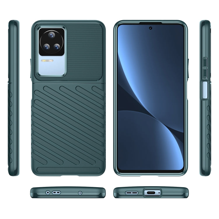 For Xiaomi Redmi K50 Thunderbolt Shockproof TPU Protective Soft Case(Green)