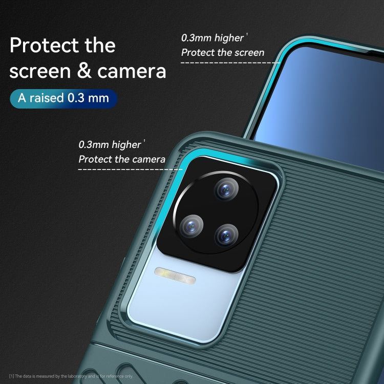 For Xiaomi Redmi K50 Thunderbolt Shockproof TPU Protective Soft Case(Green)