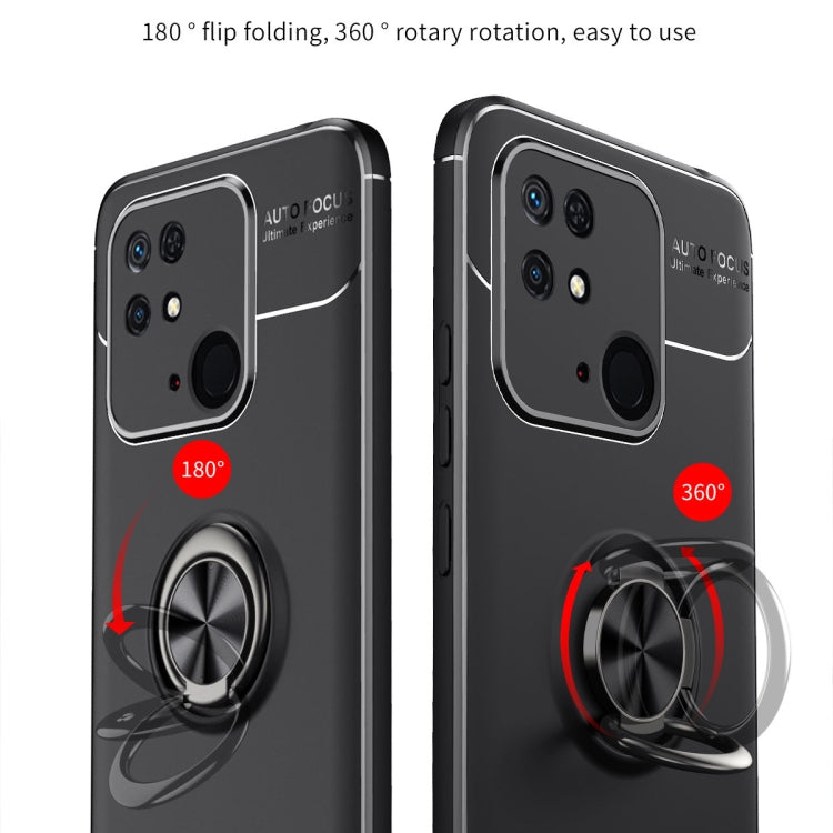 For Xiaomi Redmi 10C Metal Ring Holder TPU Phone Case