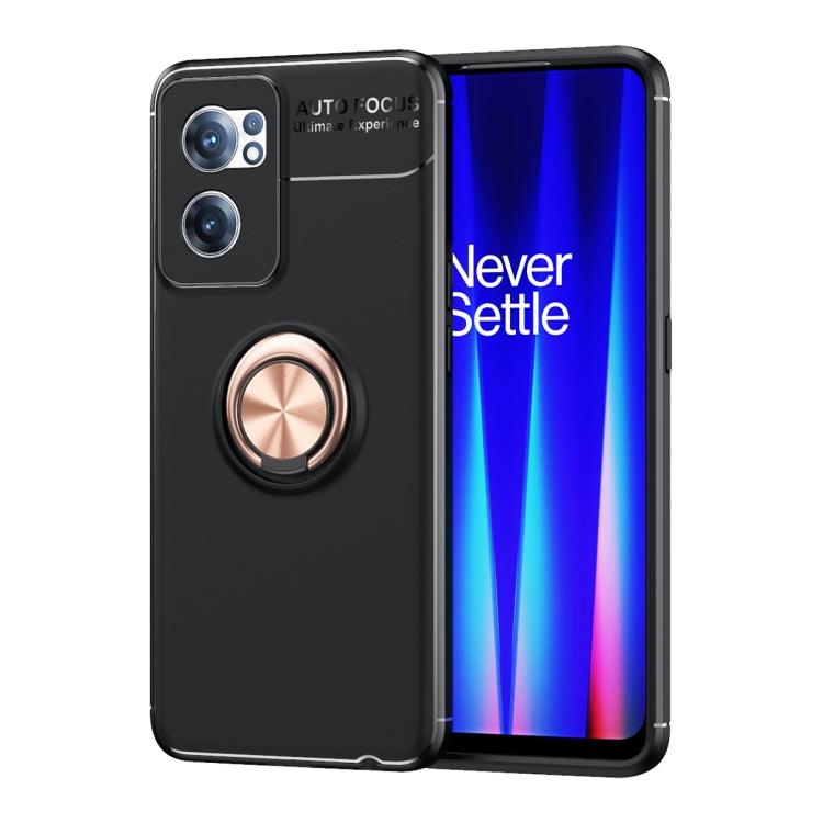 For OnePlus Nord CE 2 5G Metal Ring Holder TPU Phone Case