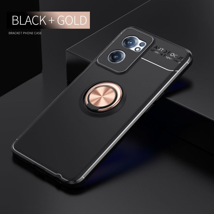 For OnePlus Nord CE 2 5G Metal Ring Holder TPU Phone Case