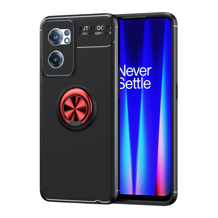 For OnePlus Nord CE 2 5G Metal Ring Holder TPU Phone Case