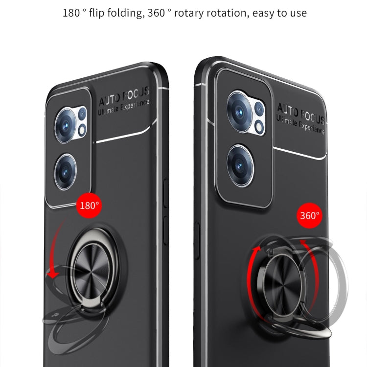 For OnePlus Nord CE 2 5G Metal Ring Holder TPU Phone Case