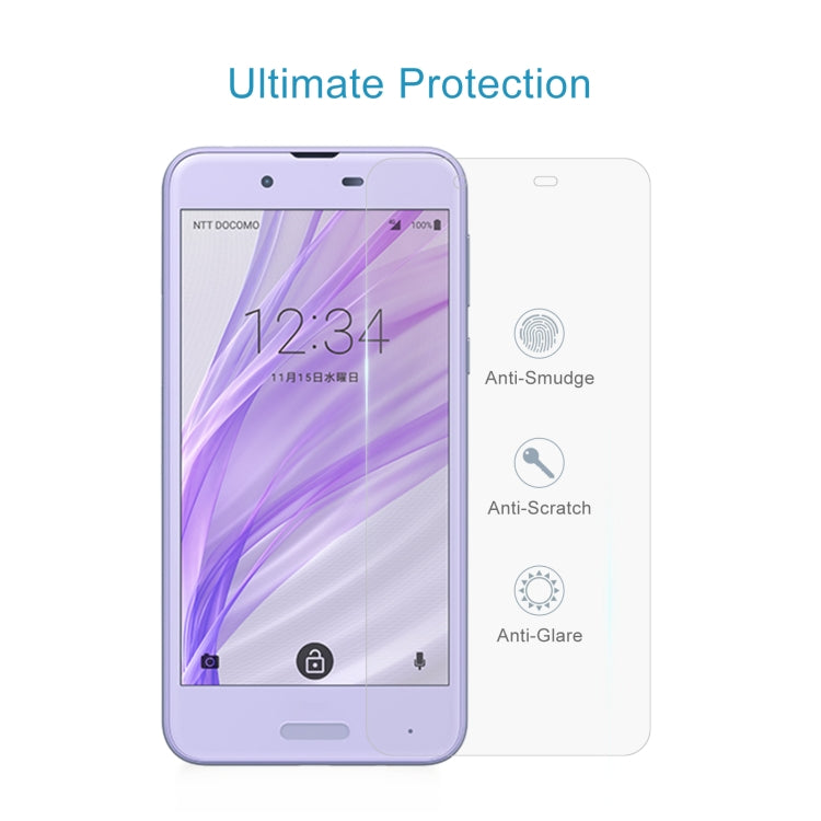 10 PCS 0.26mm 9H 2.5D Tempered Glass Film For Sharp Aquos Sense SH-01K