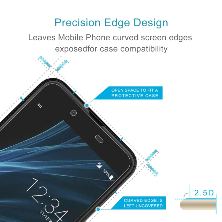 10 PCS 0.26mm 9H 2.5D Tempered Glass Film For Sharp Aquos Sense SHV40