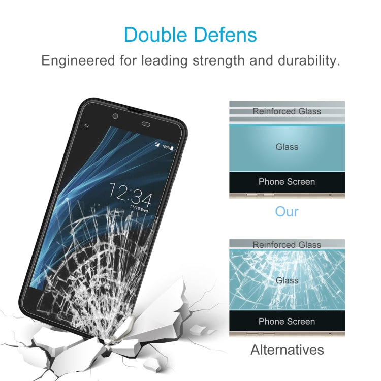 10 PCS 0.26mm 9H 2.5D Tempered Glass Film For Sharp Aquos Sense SHV40