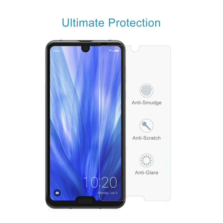 10 PCS 0.26mm 9H 2.5D Tempered Glass Film For Sharp Aquos R3