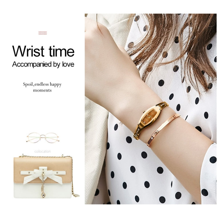 JIN SHI DUN 6530 Women Fashion Dual Calendar Luminous Quartz Watch