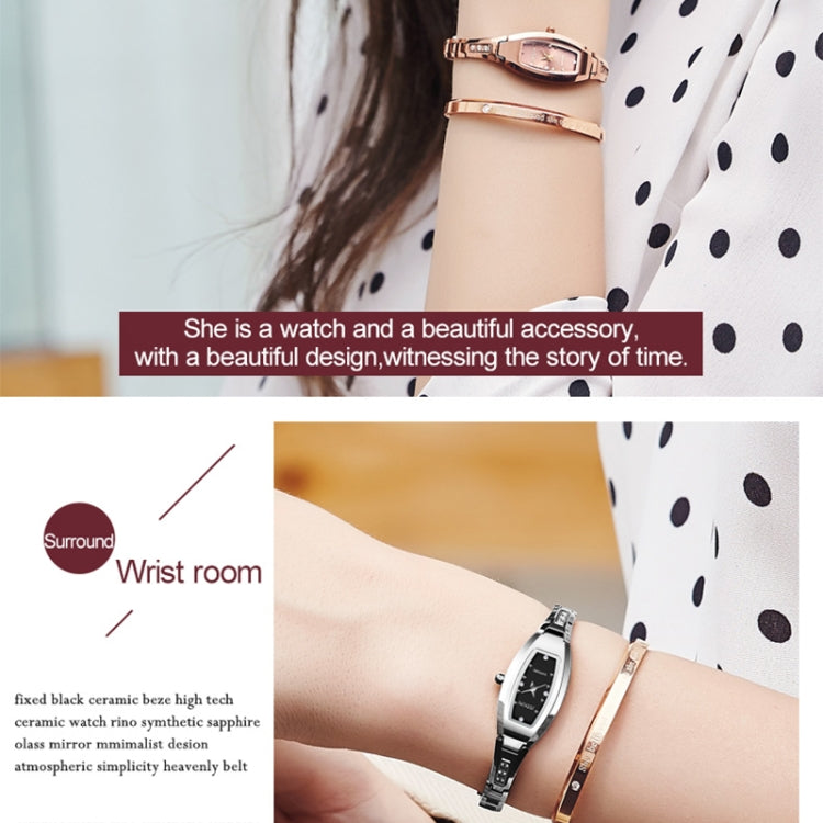 JIN SHI DUN 6530 Women Fashion Dual Calendar Luminous Quartz Watch