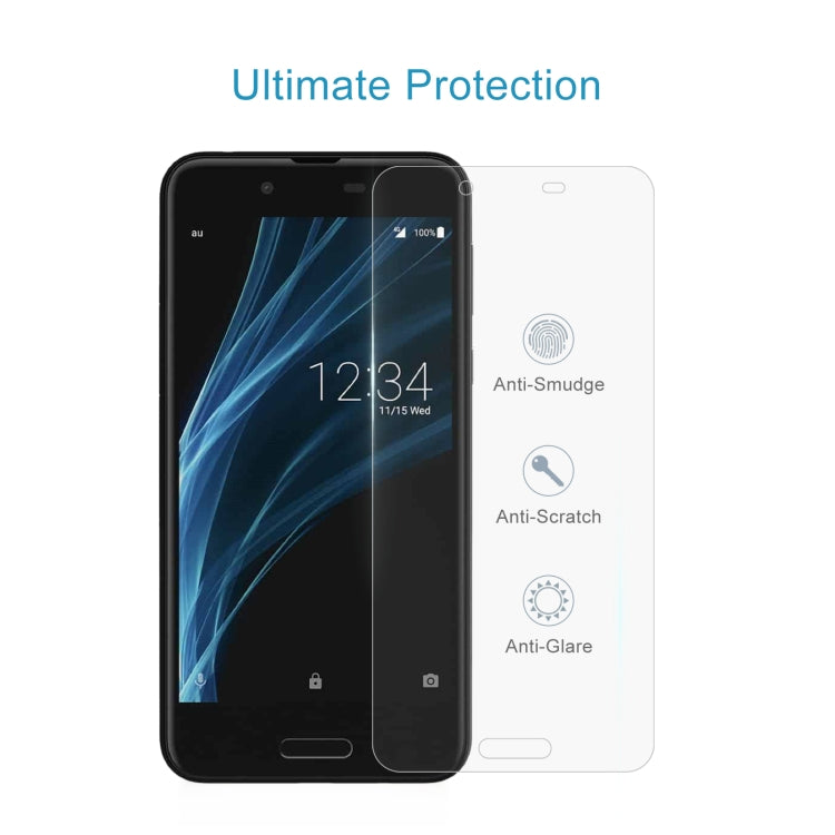 50 PCS 0.26mm 9H 2.5D Tempered Glass Film For Sharp Aquos Sense SHV40