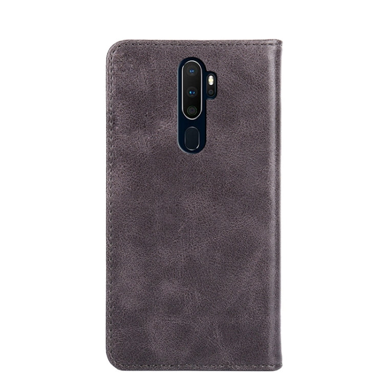 For OPPO A9 2020 / A5 2020 / A11X Non-Magnetic Retro Texture Horizontal Flip Leather Phone Case