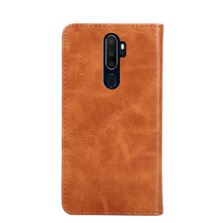 For OPPO A9 2020 / A5 2020 / A11X Non-Magnetic Retro Texture Horizontal Flip Leather Phone Case