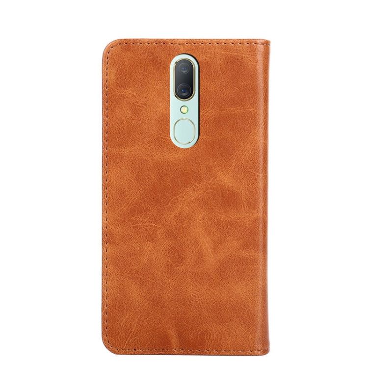 For OPPO A9 / A9x / F11 Non-Magnetic Retro Texture Horizontal Flip Leather Phone Case
