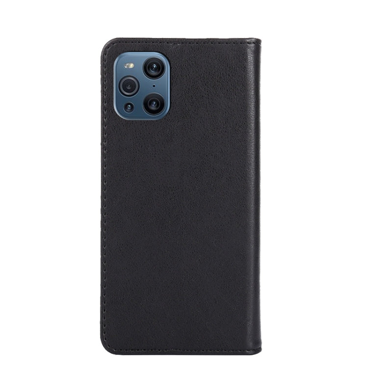 For OPPO Find X3 / X3 Pro Non-Magnetic Retro Texture Horizontal Flip Leather Phone Case