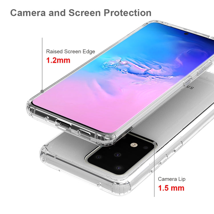 For Galaxy S20 Ultra Shockproof Acrylic Full Coverage Transparent Protective Case(Transparent)