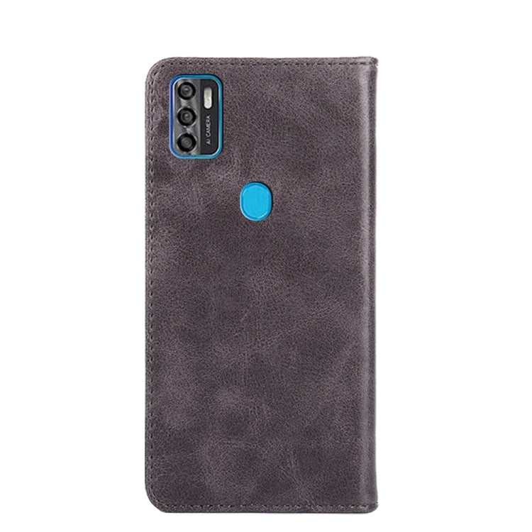 For ZTE Blade A7s 2020 Non-Magnetic Retro Texture Leather Phone Case