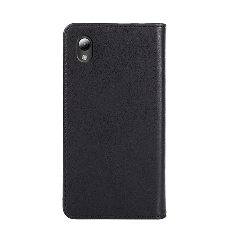 For ZTE Blade A3 2019 / L8 Non-Magnetic Retro Texture Leather Phone Case(Black)