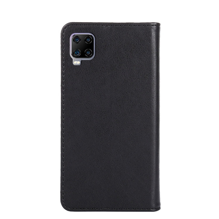 For ZTE Axon 11 5G Non-Magnetic Retro Texture Leather Phone Case(Black)