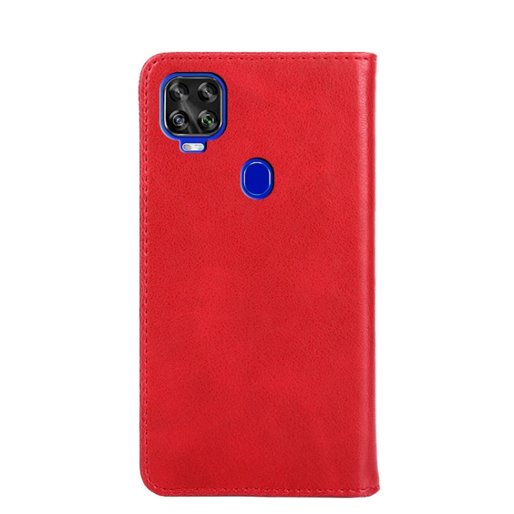 For ZTE Axon 11 SE 5G Non-Magnetic Retro Texture Leather Phone Case(Red)