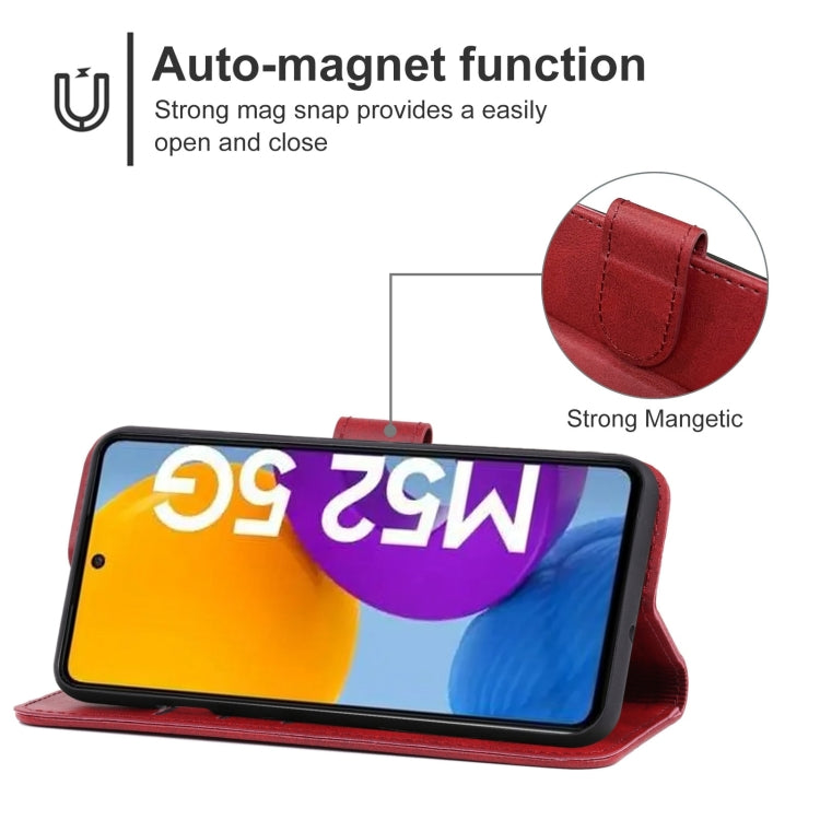 Leather Phone Case For Samsung Galaxy M53 5G