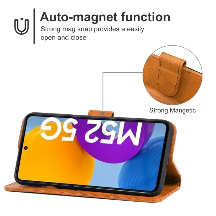 Leather Phone Case For Samsung Galaxy M53 5G