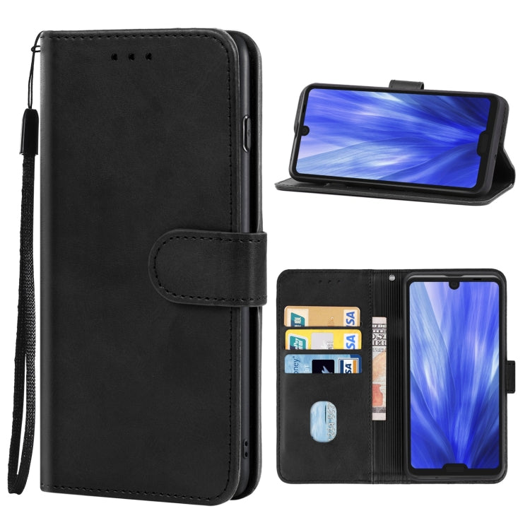 Leather Phone Case For Sharp Aquos R3 / SHV44 / SH-04L