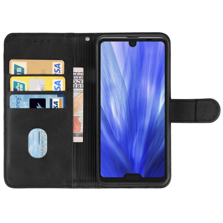 Leather Phone Case For Sharp Aquos R3 / SHV44 / SH-04L