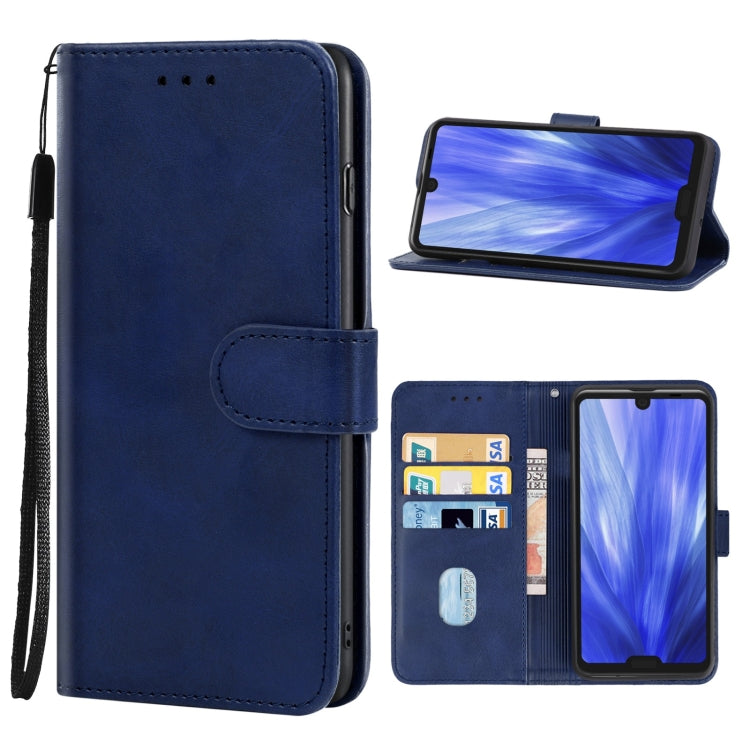 Leather Phone Case For Sharp Aquos R3 / SHV44 / SH-04L