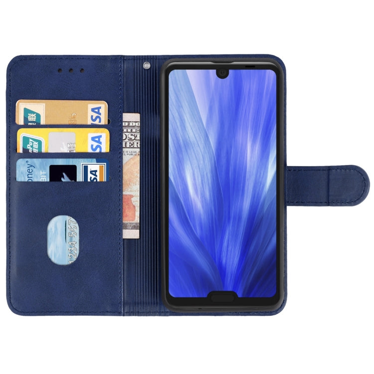 Leather Phone Case For Sharp Aquos R3 / SHV44 / SH-04L