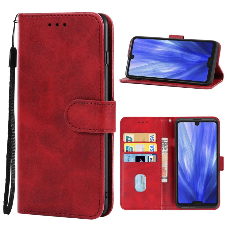 Leather Phone Case For Sharp Aquos R3 / SHV44 / SH-04L