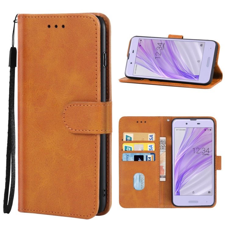 Leather Phone Case For Sharp Aquos Sense SH-01K