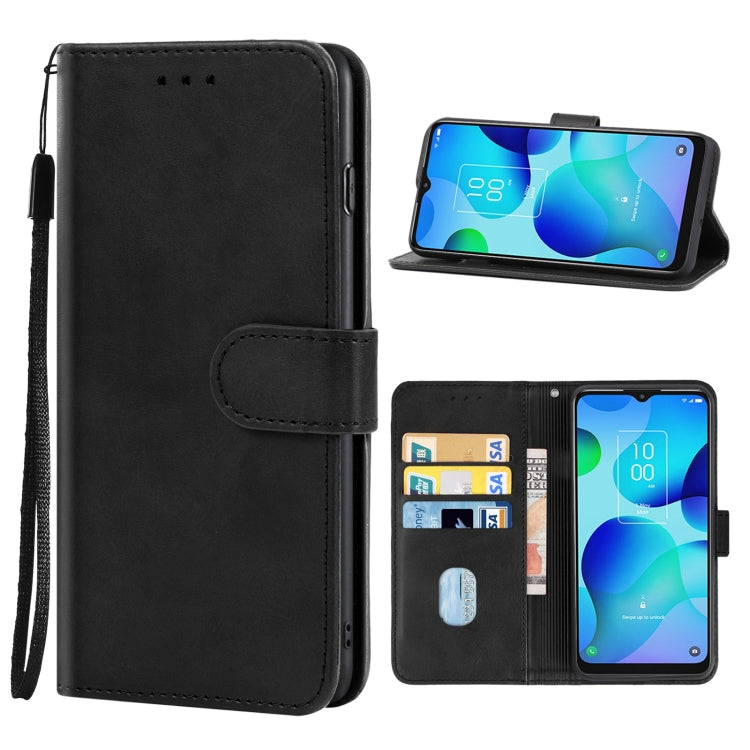 Leather Phone Case For TCL 20 AX 5G