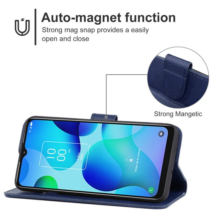 Leather Phone Case For TCL 20 AX 5G