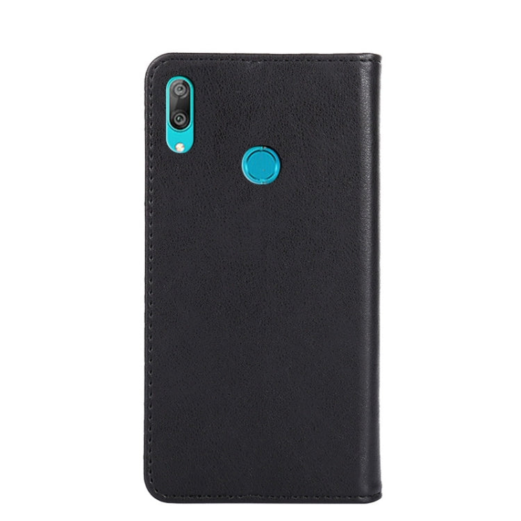 For Huawei Y7 2019 / Y7 Prime 2019 Non-Magnetic Retro Texture Leather Phone Case
