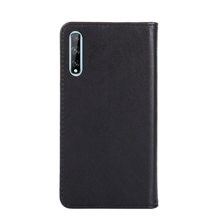 For Huawei Y8p / Enjoy 10s Non-Magnetic Retro Texture Leather Phone Case