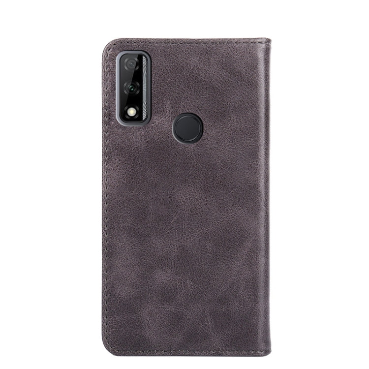 For Huawei Y8s Non-Magnetic Retro Texture Leather Phone Case
