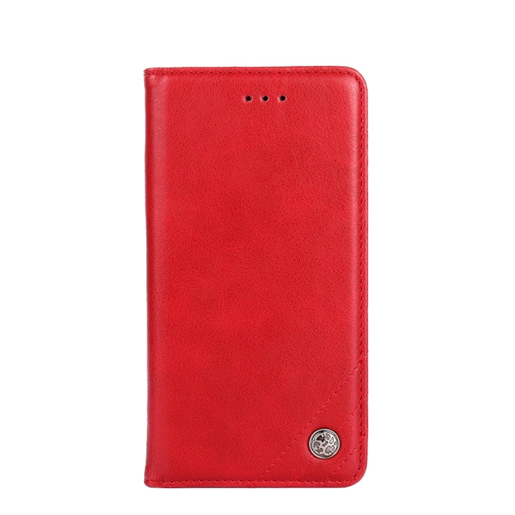 For Huawei Y9a Non-Magnetic Retro Texture Leather Phone Case