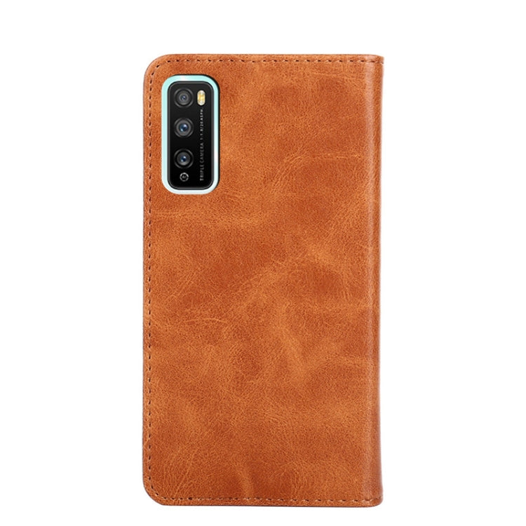 For Huawei Enjoy Z 5G / 20 Pro Non-Magnetic Retro Texture Leather Phone Case