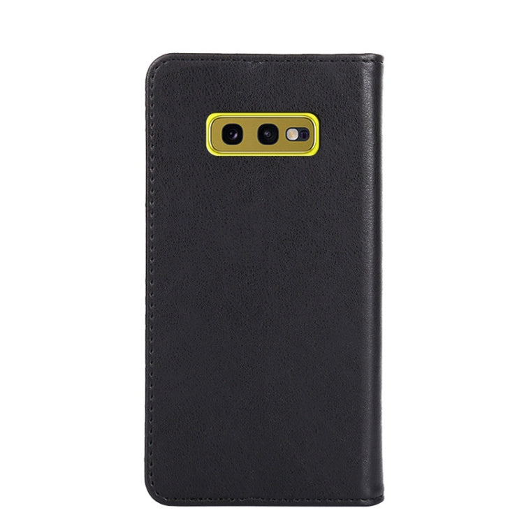 For Samsung Galaxy S10e Non-Magnetic Retro Texture Leather Phone Case