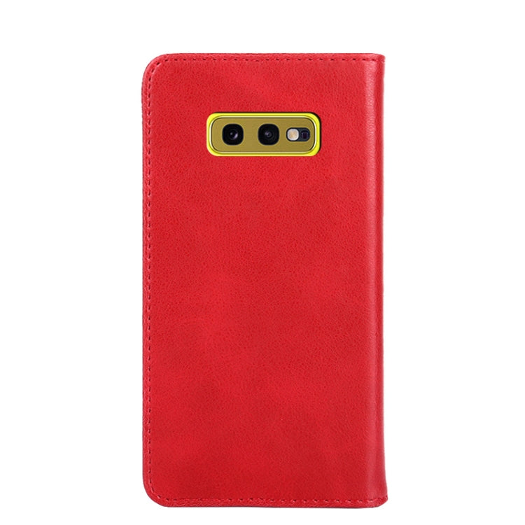 For Samsung Galaxy S10e Non-Magnetic Retro Texture Leather Phone Case