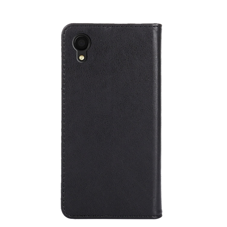 For Samsung Galaxy A22 5G JP Version Non-Magnetic Retro Texture Leather Phone Case